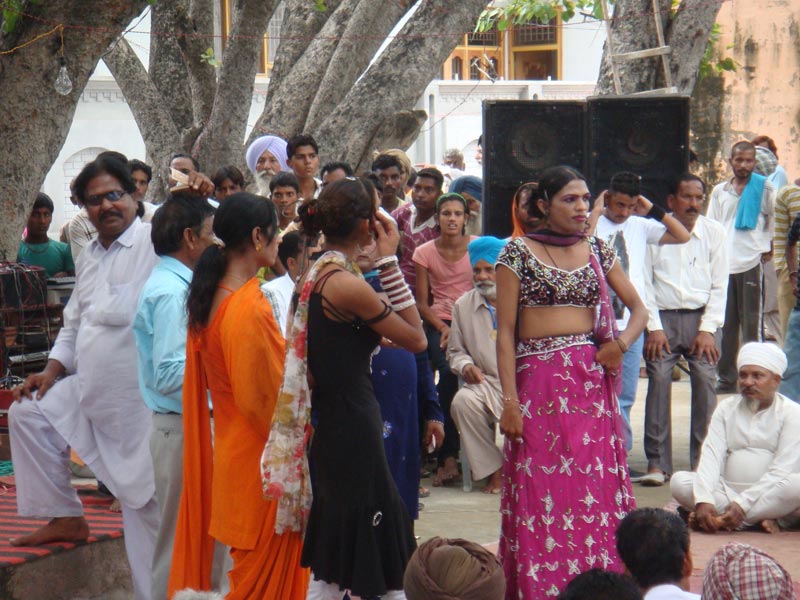 Eunuchs performing at the Urs of Saint Gulame Shah at Banga town 2011 -- Yogesh Snehi