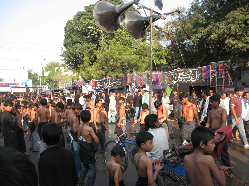 Muharram procession in the old city of Hyderabad (December 2010)